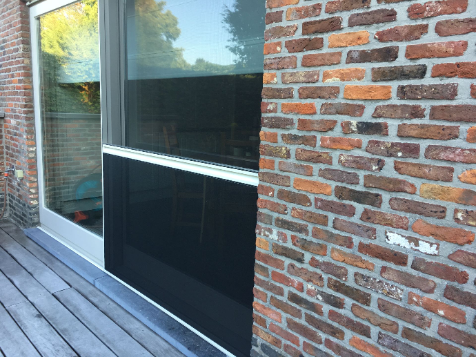 vliegenschuifdeur elegance met tussenstijl petscreen 